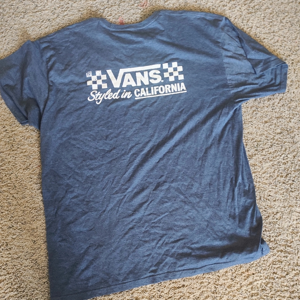 Vans blue shirt